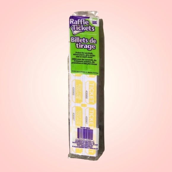 Cole Rd Raffle Tickets Cole & Ashcroft | Party Supplies | 3 250 Raffle Tickets Red Party Games ...